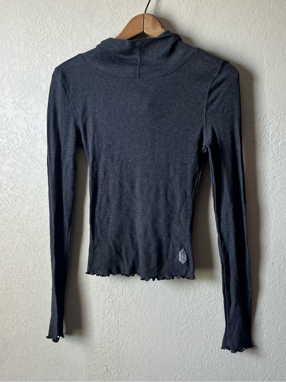 Free People Movement Ribbed Grey Hoodie